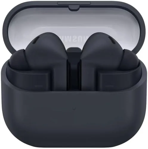 Samsung Galaxy Buds3 FE trådlösa hörlurar, balanserat ljud, ljud 360, aktiv brusreducering och tydliga samtal, enkel kontroll, Gemini AI, svart 2025