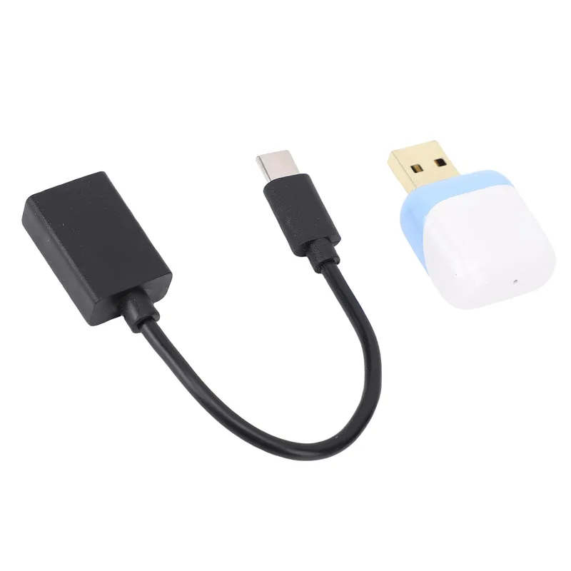 Nurnesy trådlös CarPlay- och Android Auto-adapter 2-i-1