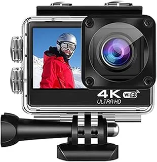 4K 30FPS 16MP WiFi Actionkamera 170°vidvinkel Len