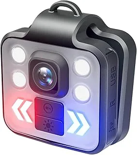Bärbar Bodycam 1080P HD Bärbar Kroppskamera 1000mAh Night Vision IP65 Vattentät Actionkamera