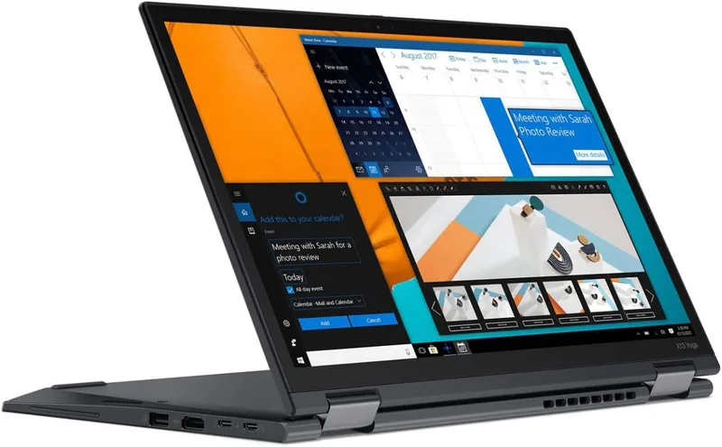 Lenovo ThinkPad X13 Yoga Gen 1 13,3 tums Touch Display Intel Core i5 10310U 256 GB SSD hårddisk 16 GB minne Windows 11 Pro Fingerprint & Pen Notebook Laptop (renoverad)