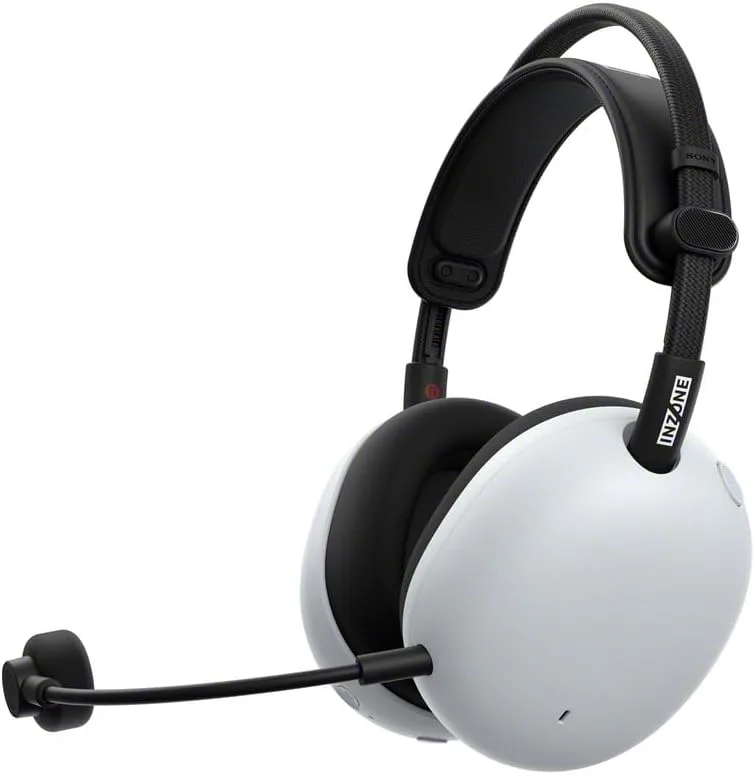 Sony INZONE H9 II trådlöst gamingheadset med brusreducering – Tuned by Fnatic, 360 Spatial Sound, AI-brusreducerande mikrofon, 30 timmars batteritid, lätt, Bluetooth/LE/2,4 GHz/trådbundet, PC – Vit