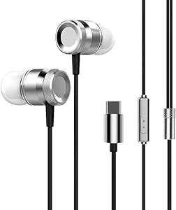 USB Type-C In-Ear trådbundet metall hörlurar headset med in-line kontroll och mikrofon för 6 Note 3 MIX 2 Letv LeEco Le 2 3 Smartisan Pro 2