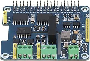 Generic Kan Buss Expansionskort, 2 Kanalisolerad Kan Expansionsmodulkort Dubbla Chip Stapel 2-kanal Gränssnittskommunikation för Pi Noll Ero Wh 2b 3b 3b+