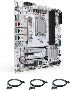 W680 NAS-server med 12 kortplatser M-ATX-moderkort (LGA1700, 12/13/ 14-generationens processor för stationära datorer), 4* U-DIMM DDR5 M-ATX 4 * 32 GB