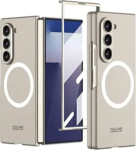Skalo Samsung Z Fold7 Magnetisk Ring Skal med Skärmskydd