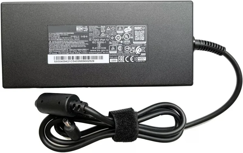 AC-adapterladdare 20V 12A 240W