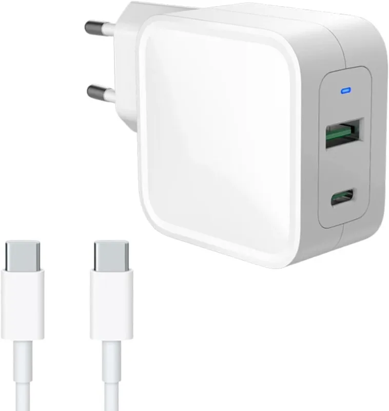 Dual Port 65W USB C snabbladdare