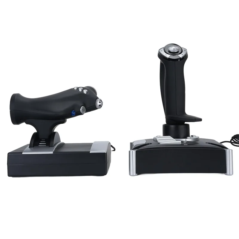 Flygjoystick med vibrationsfunktion, 16 knappar, USB