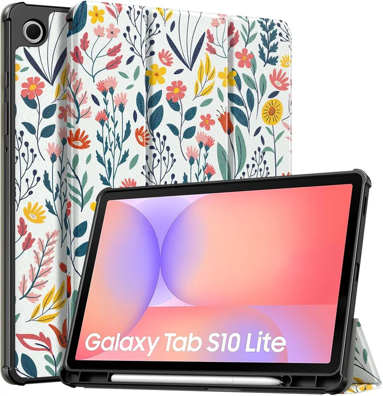 TiMOVO Fodral Samsung Galaxy Tab S10 Lite Flowers