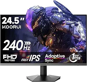 KOORUI 24,5 IPS FHD 240Hz spelmonitor