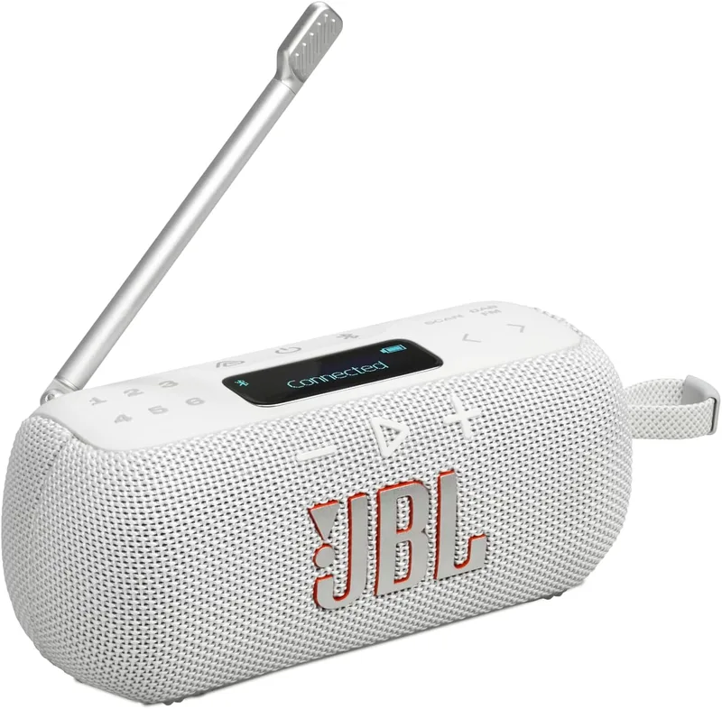 JBL Tuner 3 portabel DAB/DAB+/FM Bluetooth radio med 6 förval, 15 timmars speltid, IP68 vattentät och dammtålig, Auracas