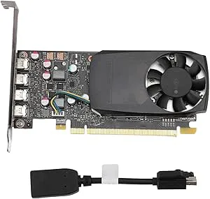 Ejoyous Quadro P620 Grafikkort 2GB GDDR5 128 BIT PCI Express 3.0 X16 med 512 KERNEN och 4K -upplösning för Professionell 3D -modellering och Videoredigering