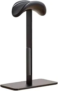 Aluminiumlegering hörlursstativ hållare metall hängande hylla headset visningsfäste (svart)
