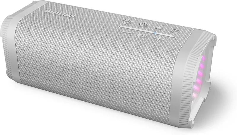 Philips TAS2000W Wireless Bluetooth Speaker with LED Light Set