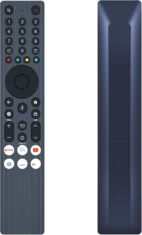 GOUYESHO Ny ersättningsfjärrkontroll lämplig för TCL Full HD Smart QLED Direct LED TV 32V5C 40V5C 43V5C 50V6C 55V6C 65V6C 75V6C (ingen röstfunktion)