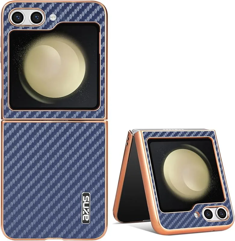 Fodral till Samsung Galaxy Z Flip7 FE stötsäkert skyddande skal, PU-läder bakskydd för Samsung Galaxy Z Flip7 FE-013