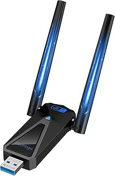 WLAN-sticka, 1 300 Mbps WLAN-adapter PC, 2,4 GHz/5 GHz Dual Band Internet