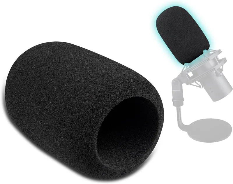 SOULWIT Skyddande Mikrofon Skumskydd Pop Filter för