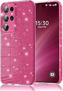 Eherui Mobiltelefonskal för Samsung Galaxy S22 Ultra glitter