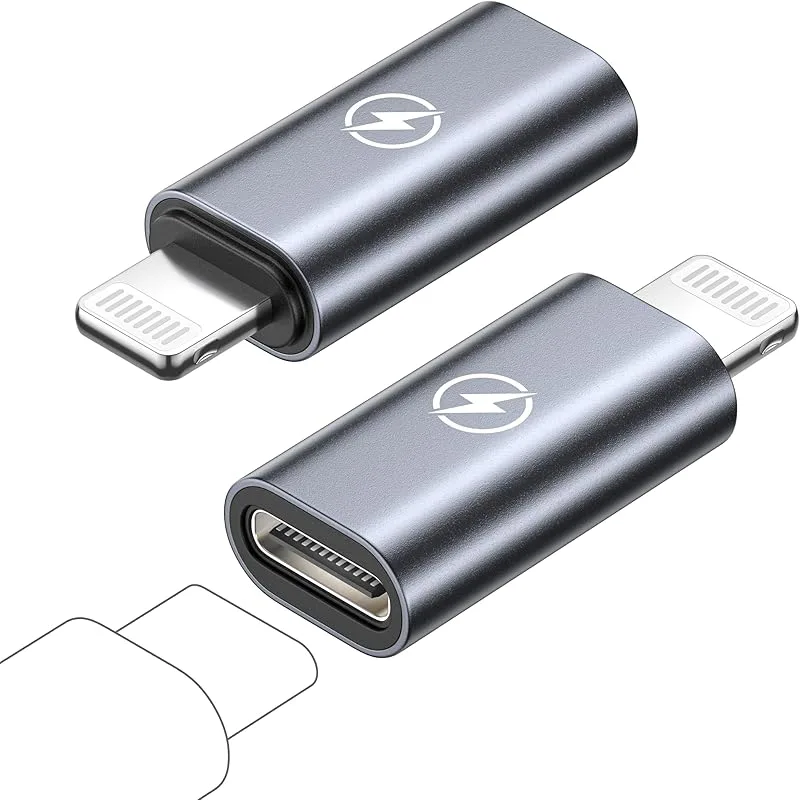 USB C till Lightning Adapter 2pack
