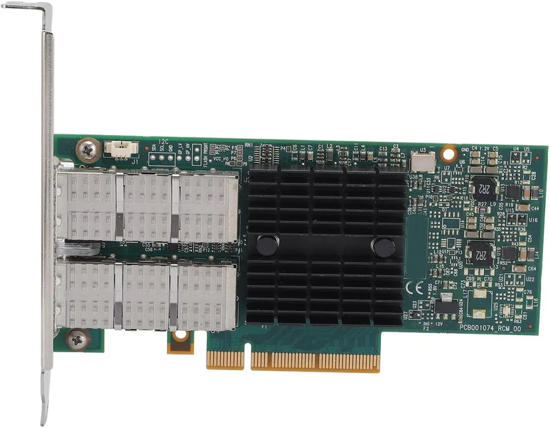 aqxreight 40GBE 2 Ports Ethernet PCIe Card Dual QSFP Network Adapter 80 Gbps Total Bandbredd med PCIe 3.0 X8 -gränssnitt för Datacenter Molnberäkning