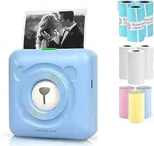 YHNNH Mini fickskrivare Bluetooth fotoskrivare