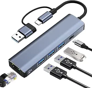 USB C Ethernet-adapter 1000 m