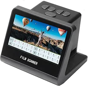 22MP Filmskanner, 5in LCD HD Display 16 GB Minne Konverterar 35mm 126 110 135 50mm Super 8 -bilder Negativ Till JPEG Digital Foton