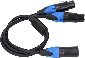 Jiawu Dubbel Kvinnlig XLR Till Manlig XLR