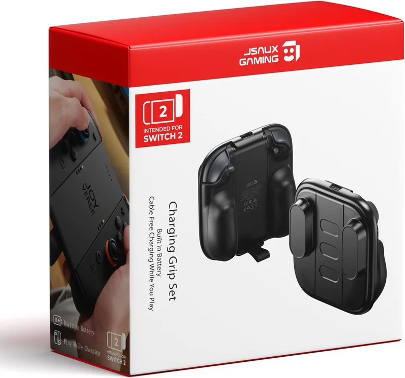 JSAUX Laddningsgrepp för Switch 2