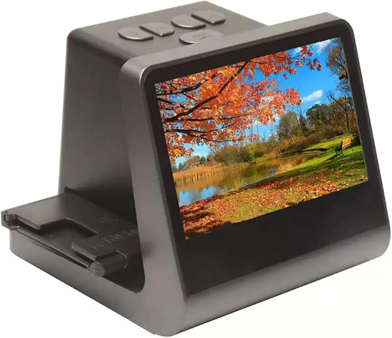 Film- och bildscanner, 48 MP filmskanner med 5 tums LCD-skärm