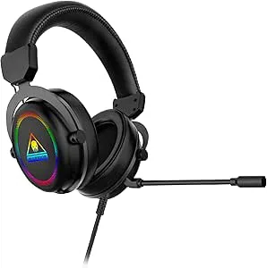 Krüger&Matz Gaming Hörlurar Öronkrok Kabel USB RGB