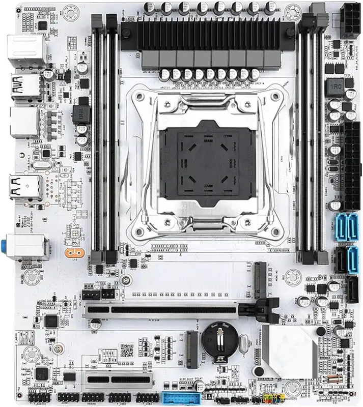 moderkort Fit For X99 D4 PLUS Moderkort LGA 2011-3 Kit Xeon E5 2680 V4 Processor 4x16=64GB DDR4 ECC RAM-minne
