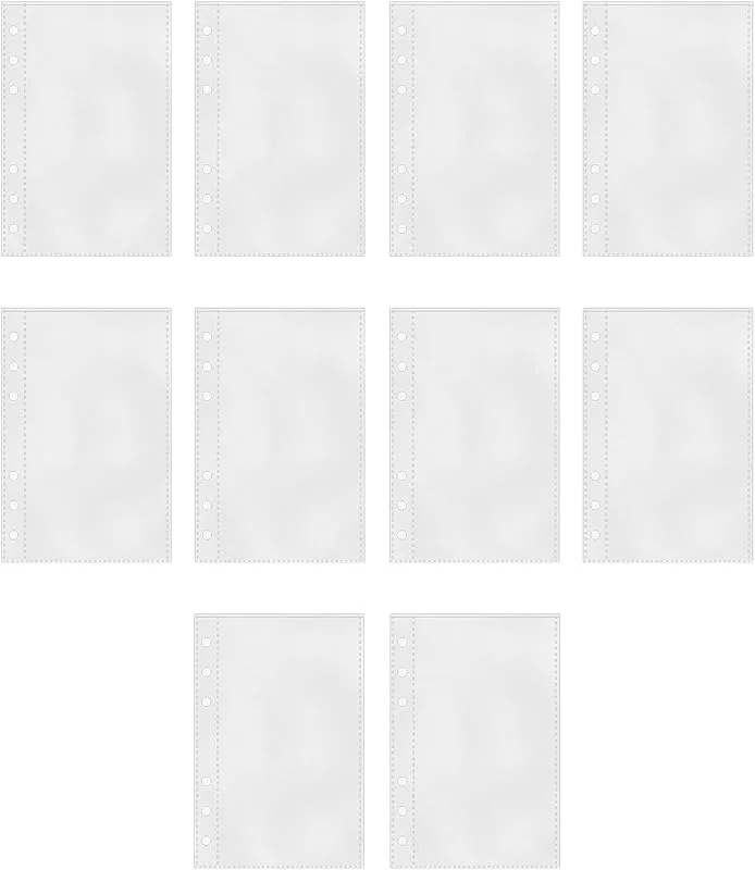 Pärmhylsor – set med 10 kristallklara fickblad