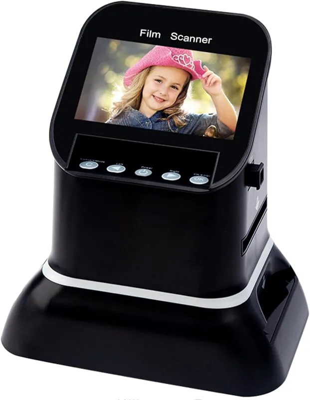 Diabildsskanner, USB/SD-filmskanner, 4,3-tums LCD-skärm, 1080p digital filmkonverterare, stöder förhandsgranskning, uppspelning och redigeringsfunktio