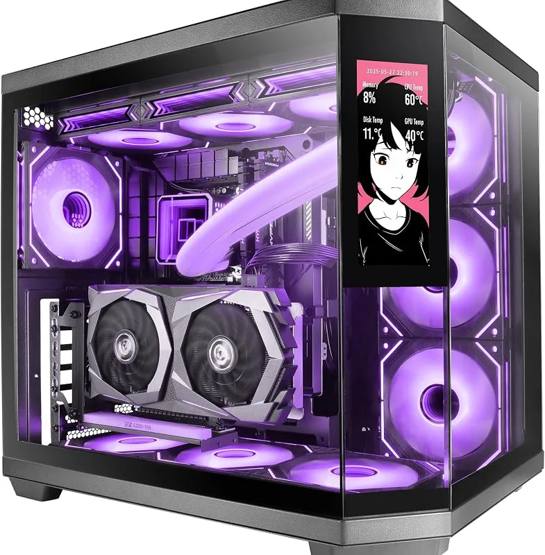 Mars Gaming MC-3TCORELCD ATX Gaming Chassi