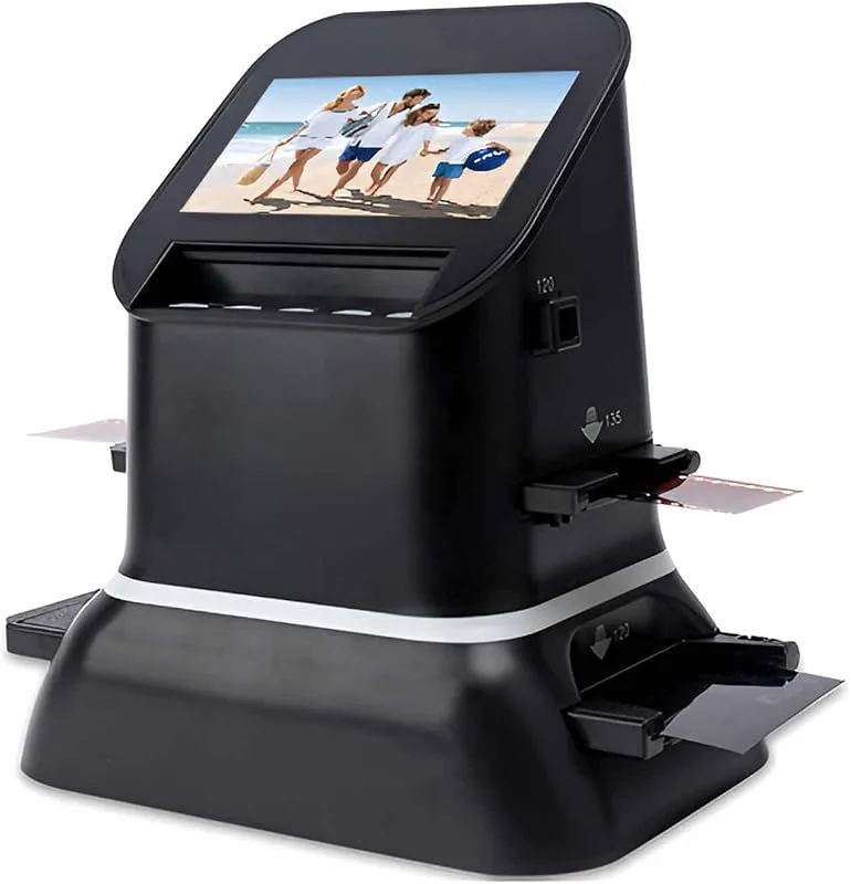 Film- och dias-skanner med 4,3'' LCD-skärm