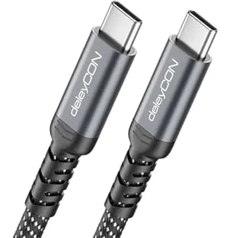 deleyCON 240 W 20 Gbps USB-C-Kabel 1m