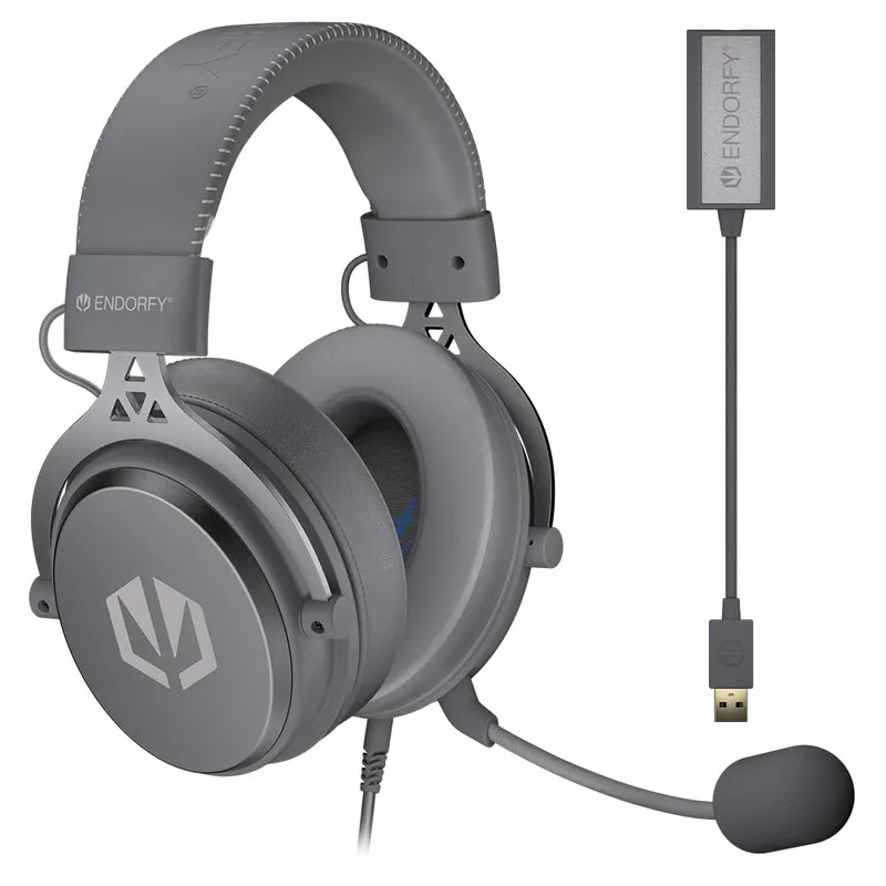 ENDORFY VIRO Plus USB gaming-hörlurar, grå