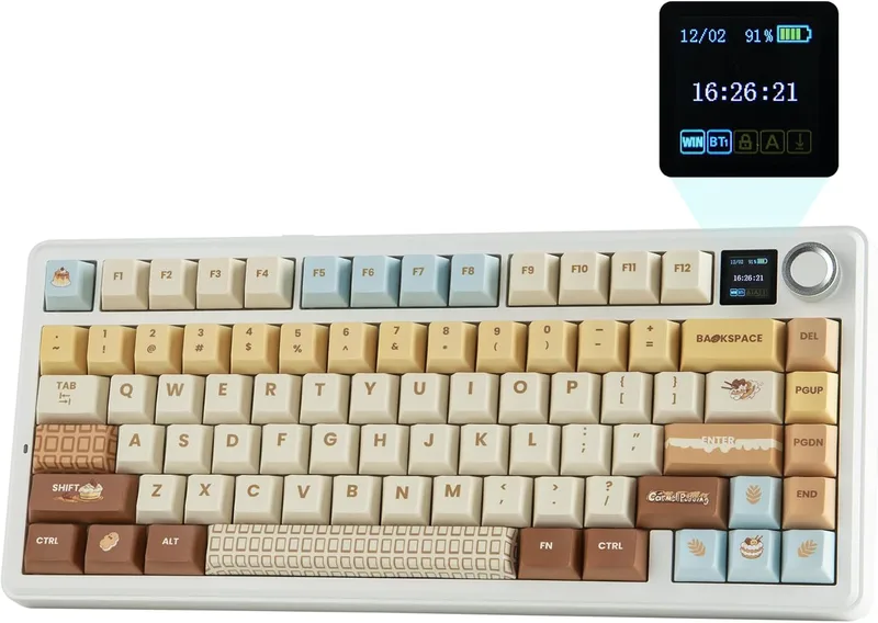 EPOMAKER X Aula F75 Max Trådlöst mekaniskt tangentbord