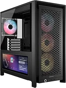 CORSAIR FRAME 4000D LCD RS ARGB Miditower-Datorchassi – XENEON EDGE 14,5-Tums LCD-Pekskärm