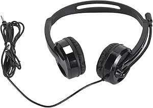 Sxhlseller Omnidirectional Wired HiFi -hörlurar med Roterande Mikrofon