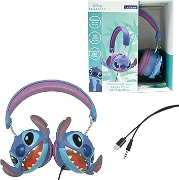 LEXIBOOK Disney-stygn 3D trådbundna stereohörlurar