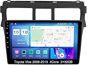 Generic Android 15 Bilradio För Toyota Vios