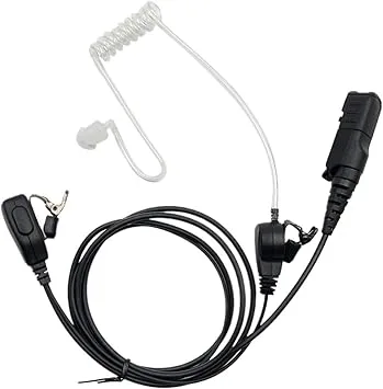 Walkie-talkie-hörlur Med Luftslang Passar Till For Motorola MTP3550 MTP3250 DP2400/2600 DP3441e XiR P6600/P6620 DEP550/570 XPR330 Radioheadset Walkie-