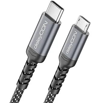 deleyCON USB-C till Micro-USB-Kabel
