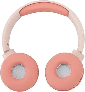 Jectse Hörlurar, Stereo Djup Basförlustfri över örat Hörlur, Brureducering Vikbart Spelheadset Med 3,5 Mm-port för Bärbar Dator (Rosa)