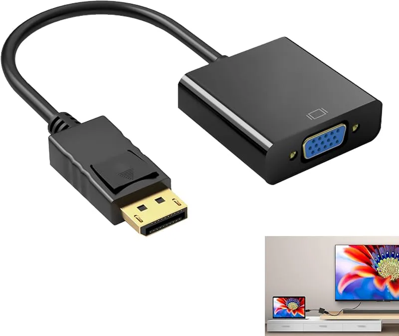 DisplayPort hane till VGA-honadapter