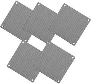 Dammtät Fläktkåpa 5st PVC 120mm PC-fläktskydd för Dator och Elektronik